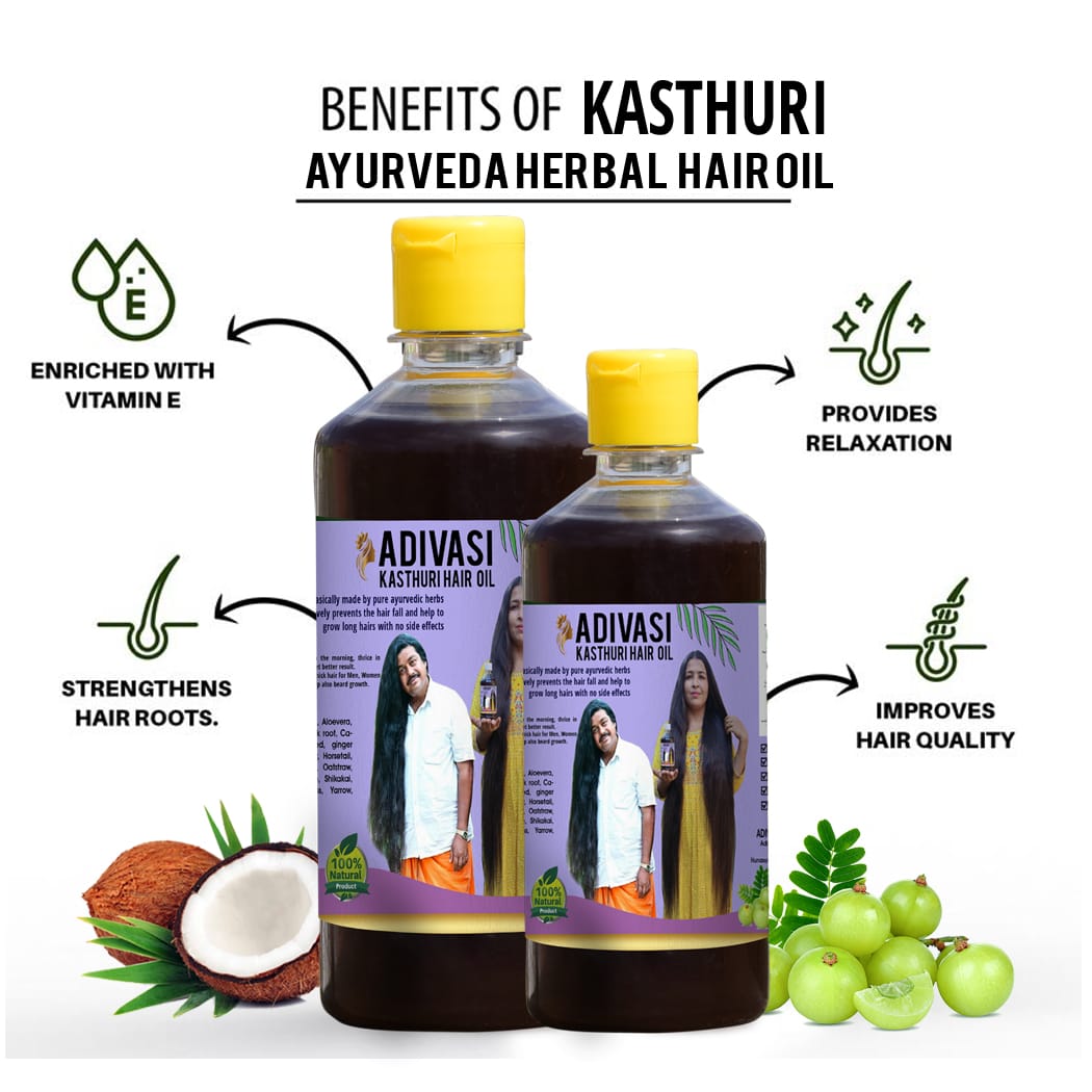 Adivasi Kasturi Hair Oil (4.9 ⭐⭐⭐⭐⭐ 18,473 REVIEWS) Globally