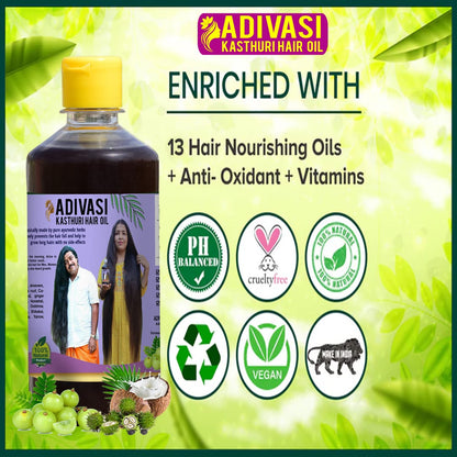 Adivasi Kasturi Hair Oil (4.9 ⭐⭐⭐⭐⭐ 18,473 REVIEWS) Globally