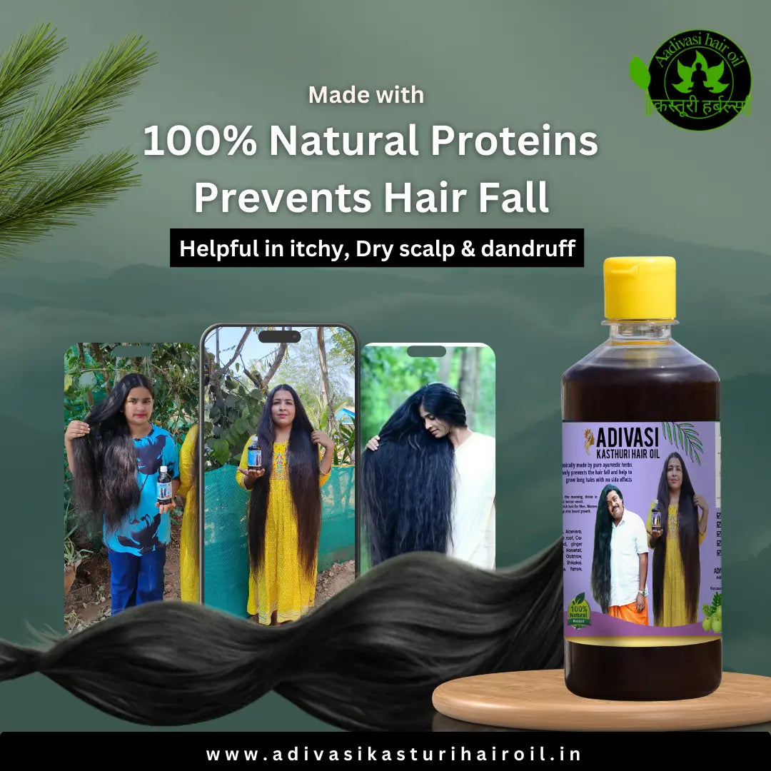 Adivasi Kasturi Hair Oil (4.9 ⭐⭐⭐⭐⭐ 18,473 REVIEWS) Globally