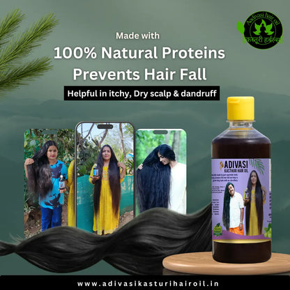 Adivasi Kasturi Hair Oil (4.9 ⭐⭐⭐⭐⭐ 18,473 REVIEWS) Globally